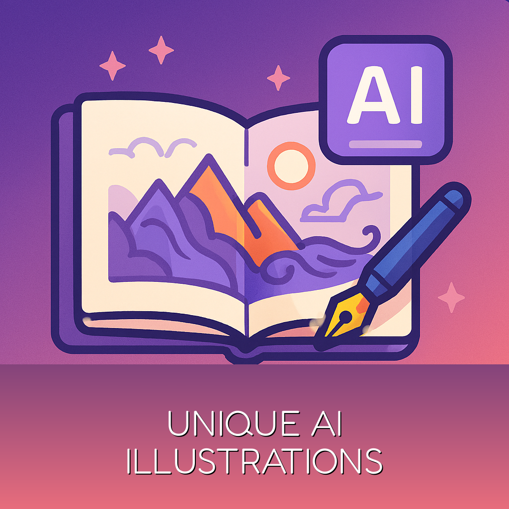 Unique AI illustrations